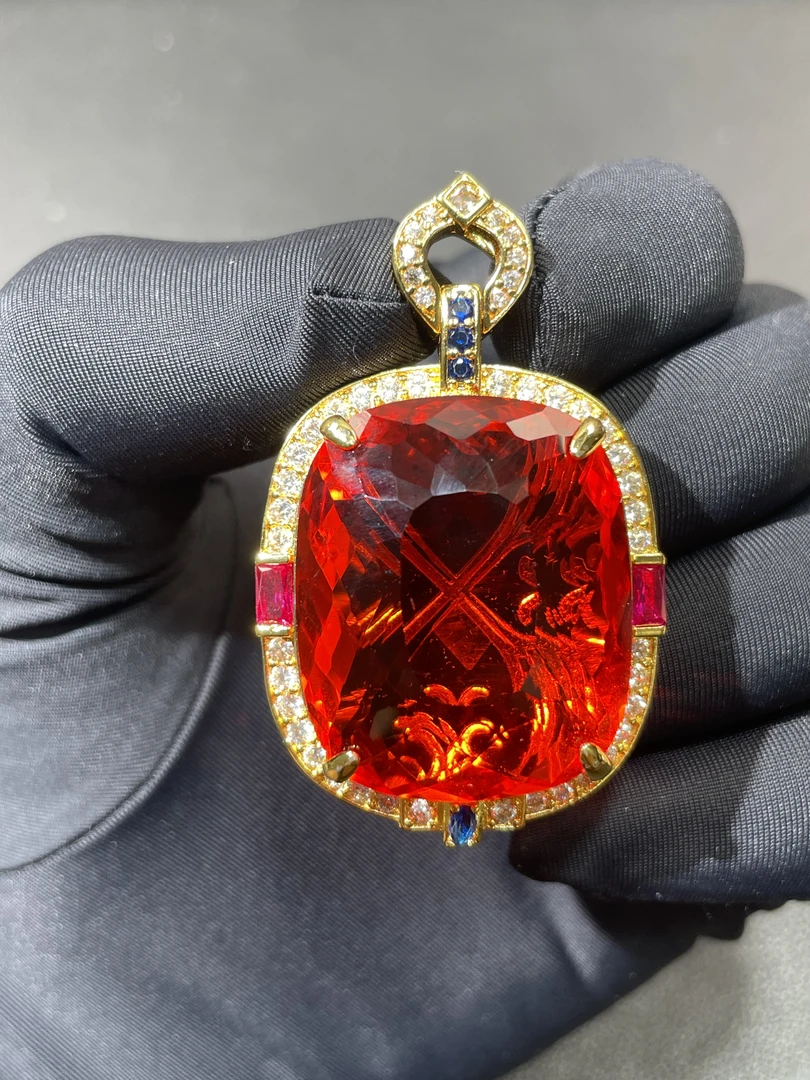 赠运费险＋证书 大克拉收藏级红宝石吊坠G149