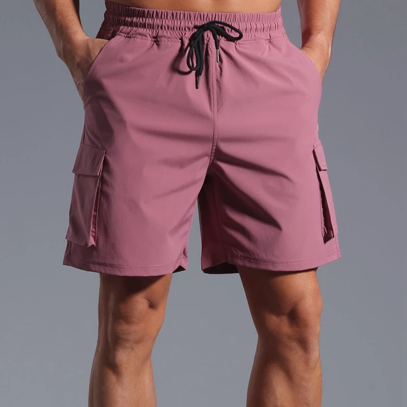 四分裤防水速干运动短裤裤衩大码跑步薄款裤子夏季训练潮流沙滩裤