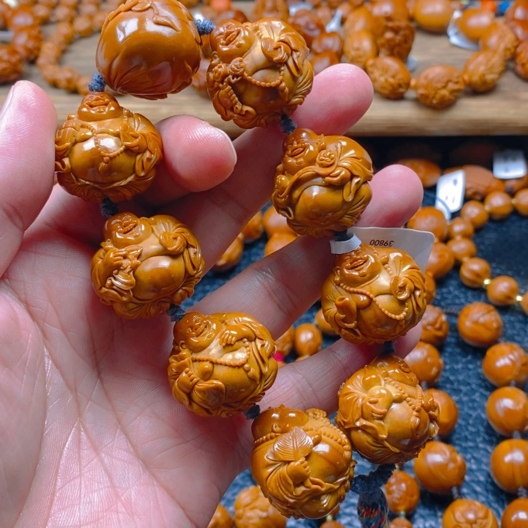 橄榄核手串/手链许忠英2.7布袋八宝弥勒