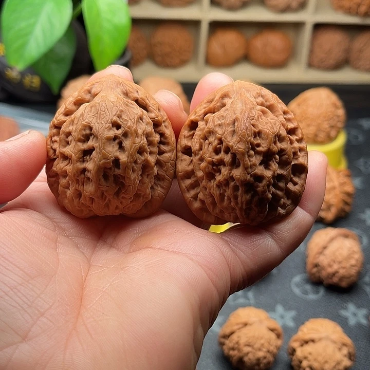 文玩核桃把件金公子边43