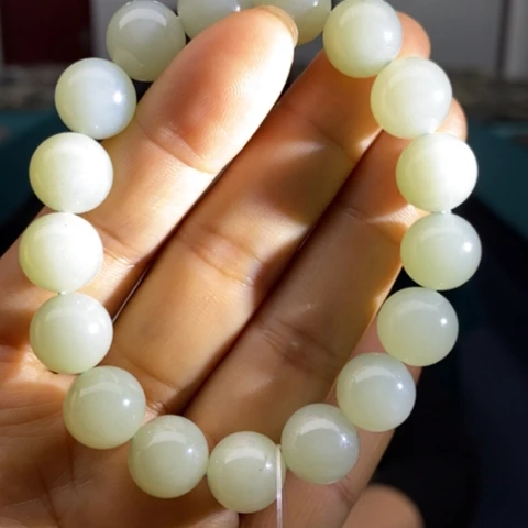 和田玉未镶嵌手链112