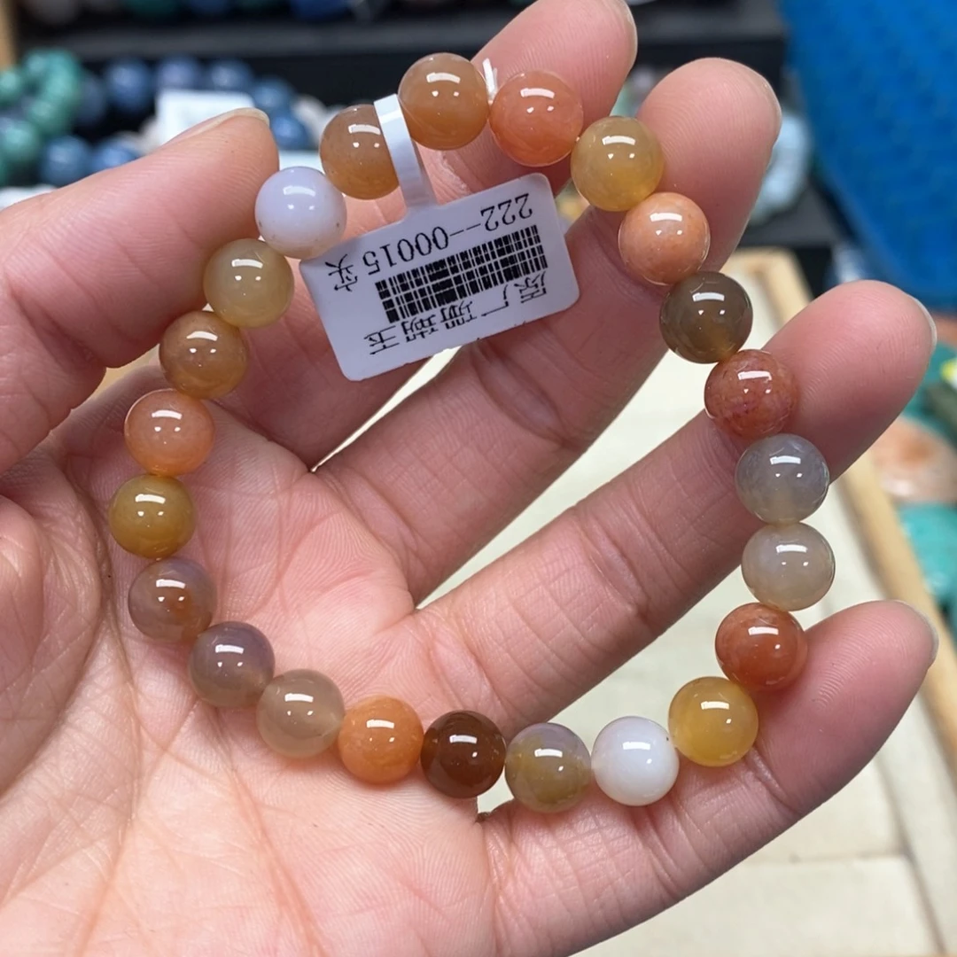 硅化珊瑚（珊瑚玉）手链未镶嵌005