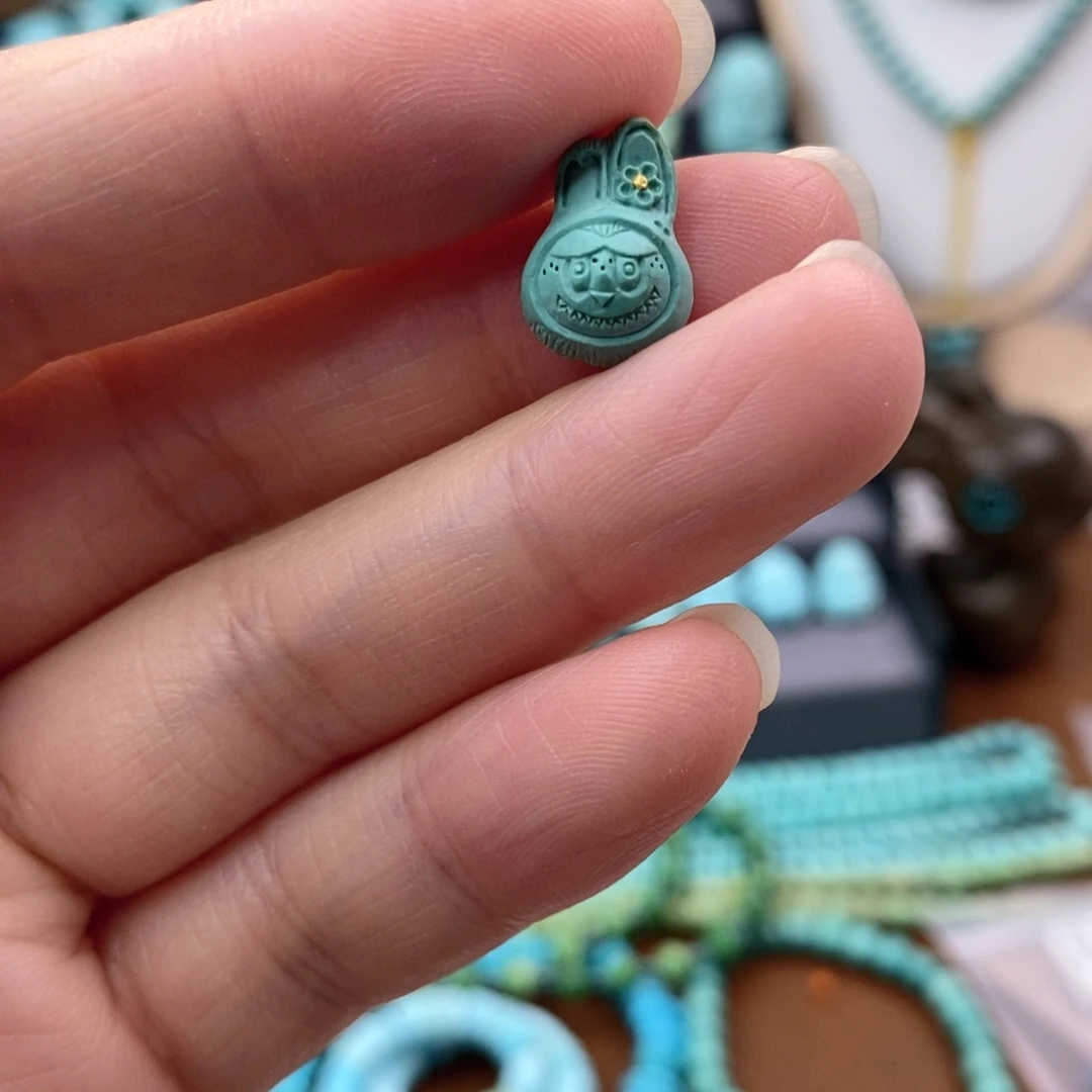 绿松石珠宝奇石未镶嵌