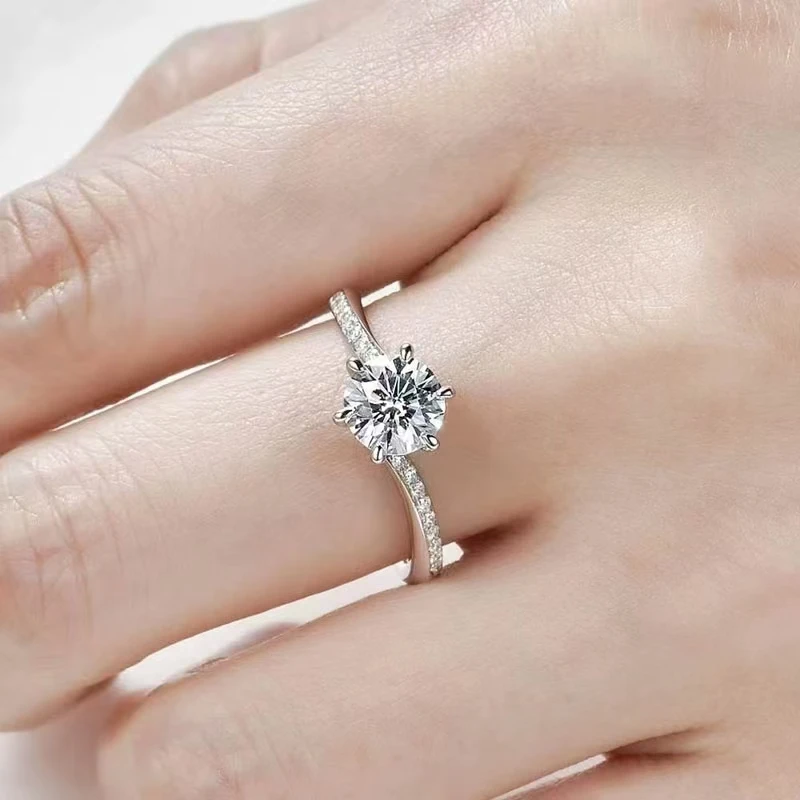 《北北定制》扭臂皇冠戒指  1.0ct