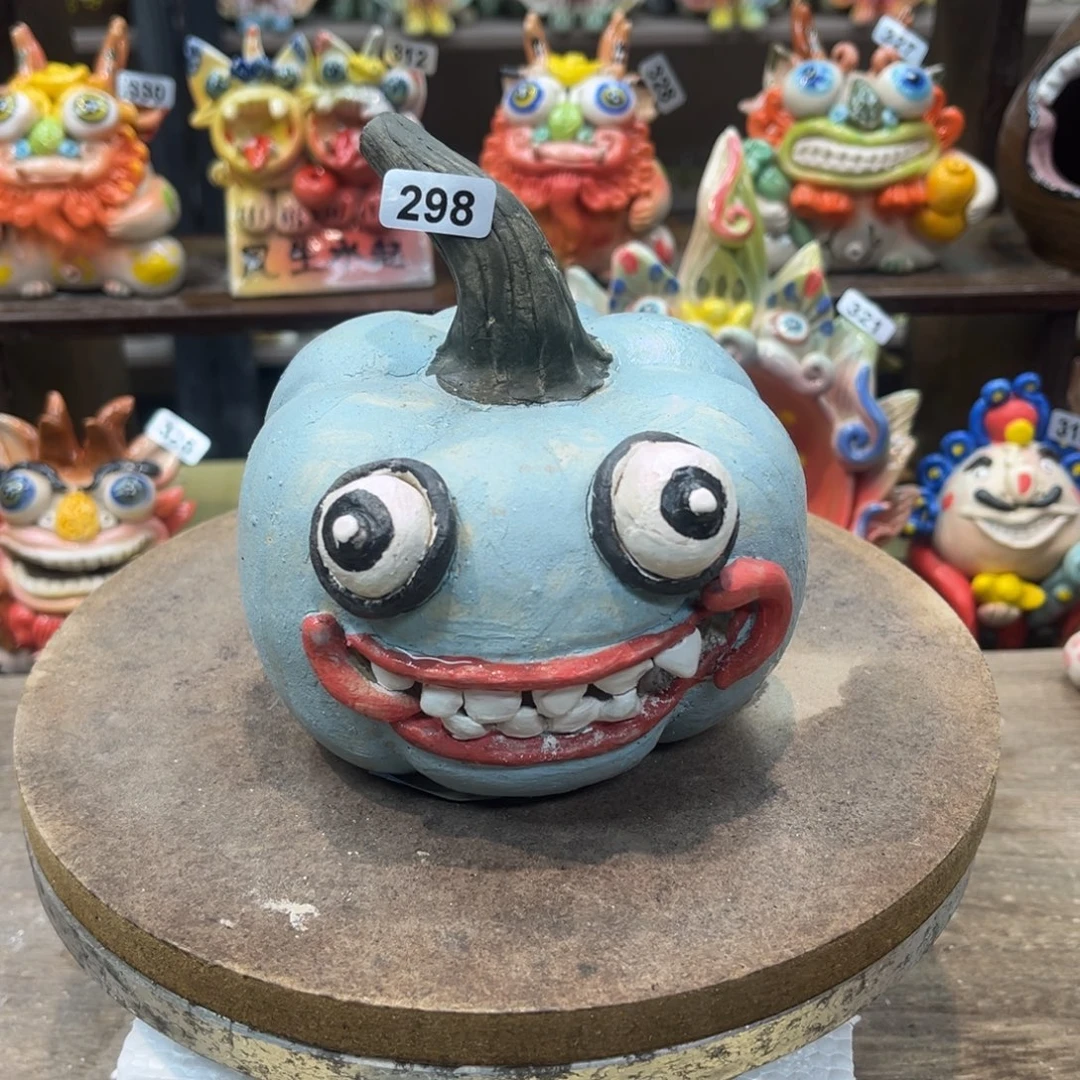 陶瓷纯手工抽象陶瓷摆件298
