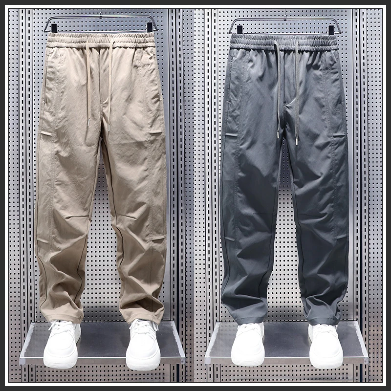 阔腿直筒休闲裤男士新款宽松百搭春秋季潮男长裤高街美式男装裤子