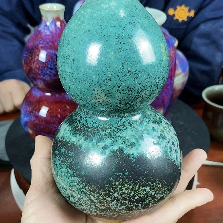 尚峰钧窑作品葫芦瓶