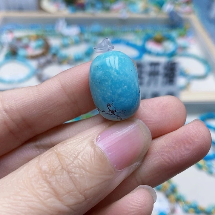 绿松石未镶嵌挂件47