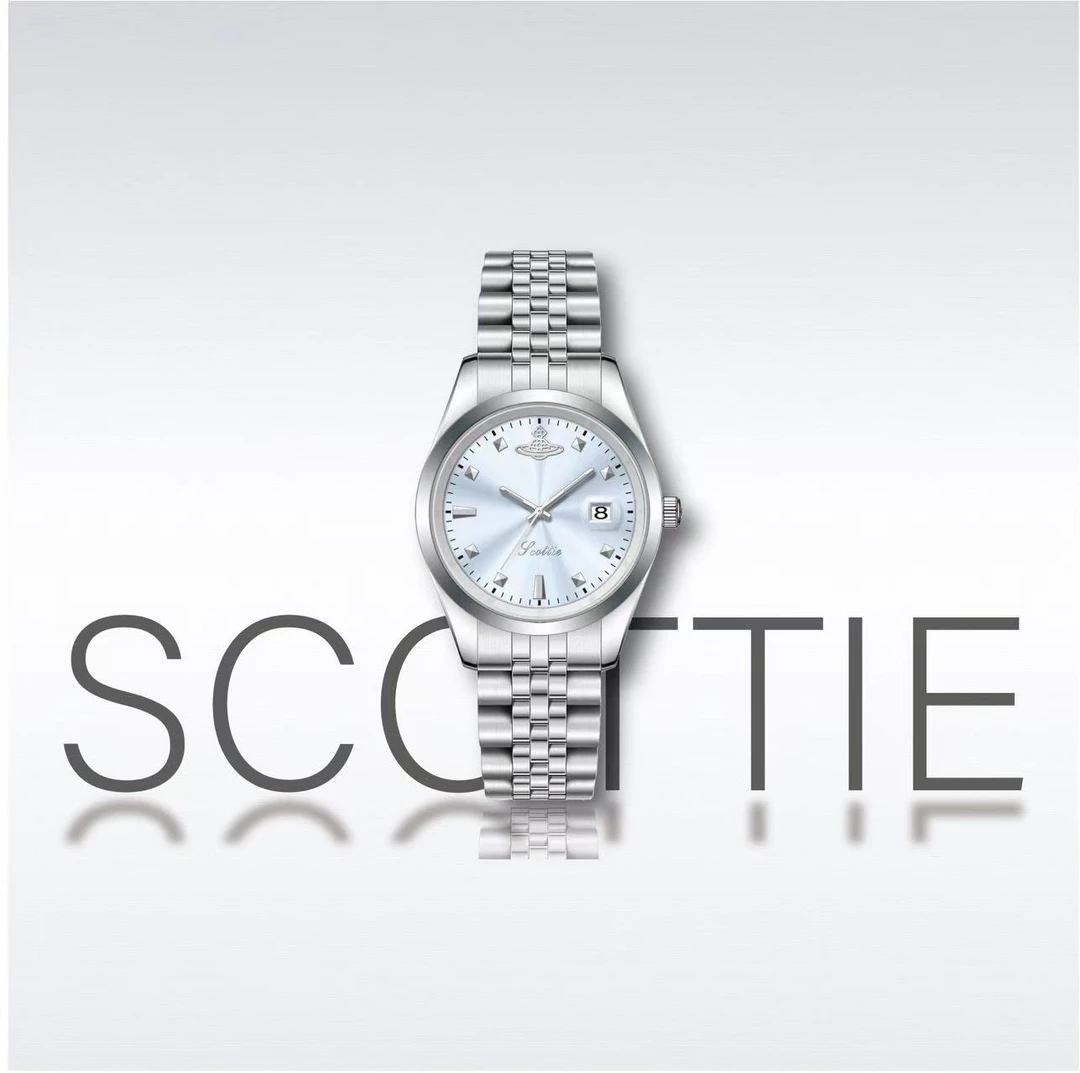 【港口直发】 Ice blue【碎冰蓝】---时尚轻奢女士小众精致腕表-9706