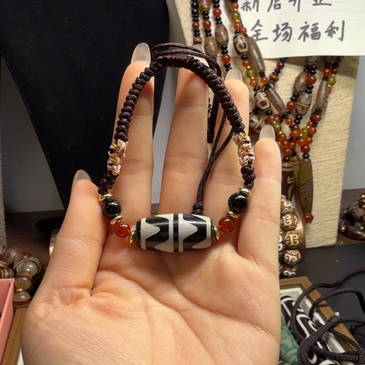 玛瑙/玉髓未镶嵌手链天珠手链8