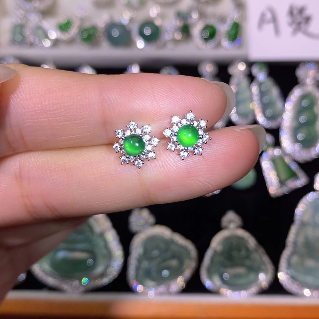 翡翠未镶嵌颈饰天然