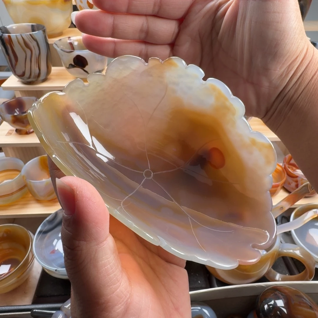 玛瑙/玉髓未镶嵌笔洗