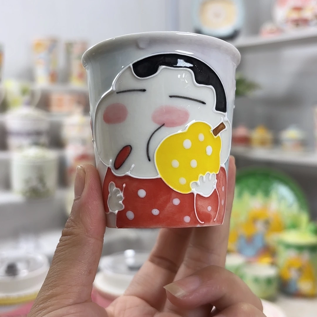 手绘高温釉下彩陶瓷