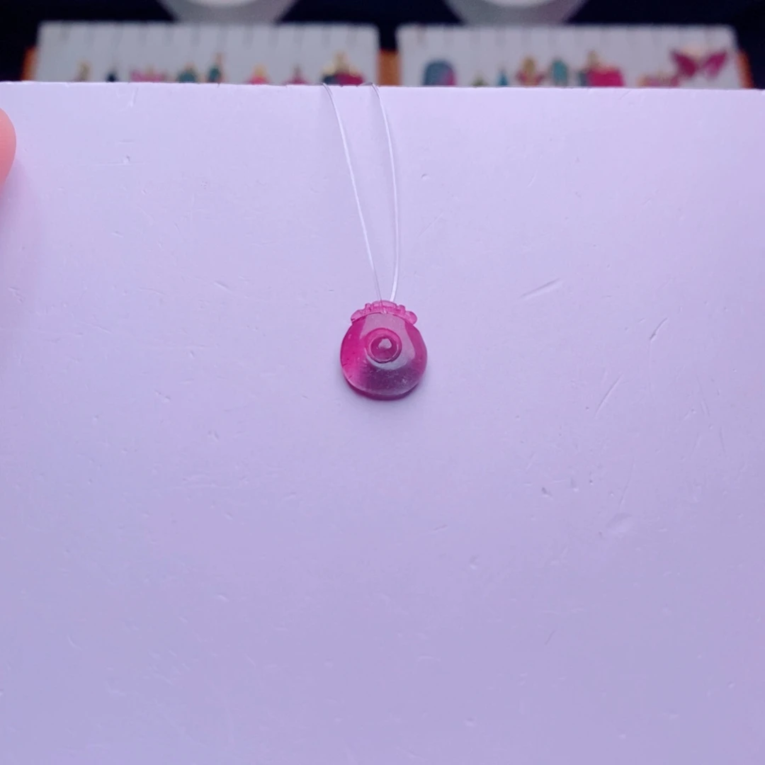 颈饰碧玺未镶嵌平安扣m