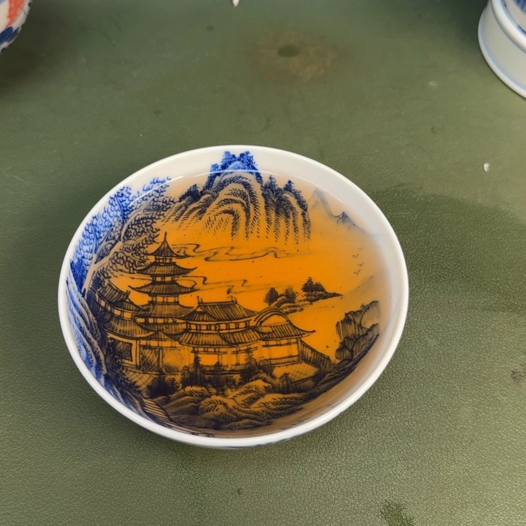 景德镇纯手绘茶具圆圆275