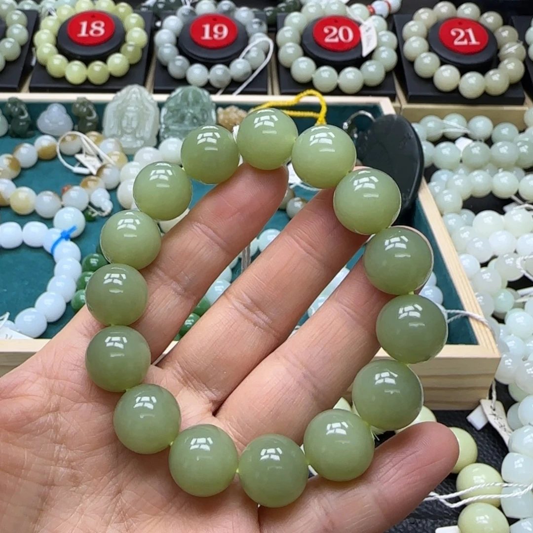 和田玉未镶嵌手链