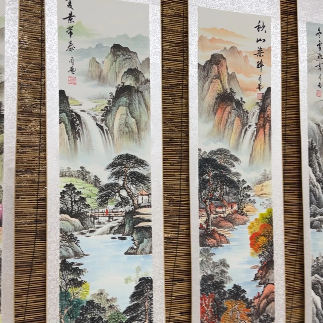 胡***巴QB四幅一套作品！带证书！只限一单