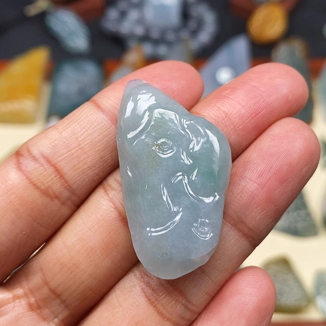 颈饰未镶嵌翡翠翡翠