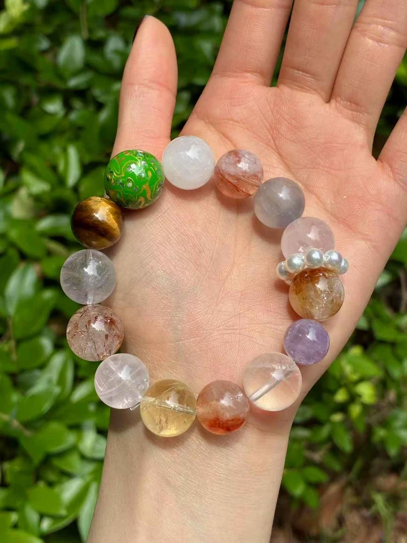 【大漆多宝】}DIY高奢气质设计手串夏季少女精致ins多样性发一