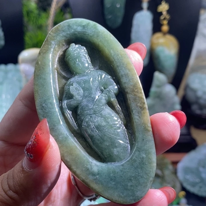 【闪购商品】颈饰未镶嵌翡翠观音