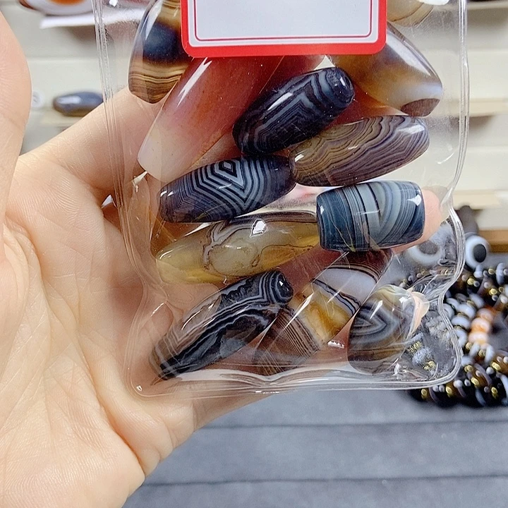 瓜***妈玛瑙/玉髓未镶嵌颈饰