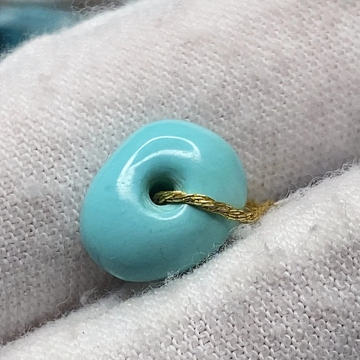 绿松石未镶嵌天然原矿 地大质检