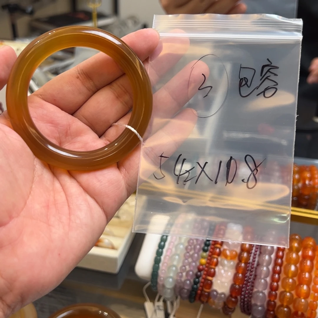 未镶嵌玛瑙/玉髓珠宝半成品