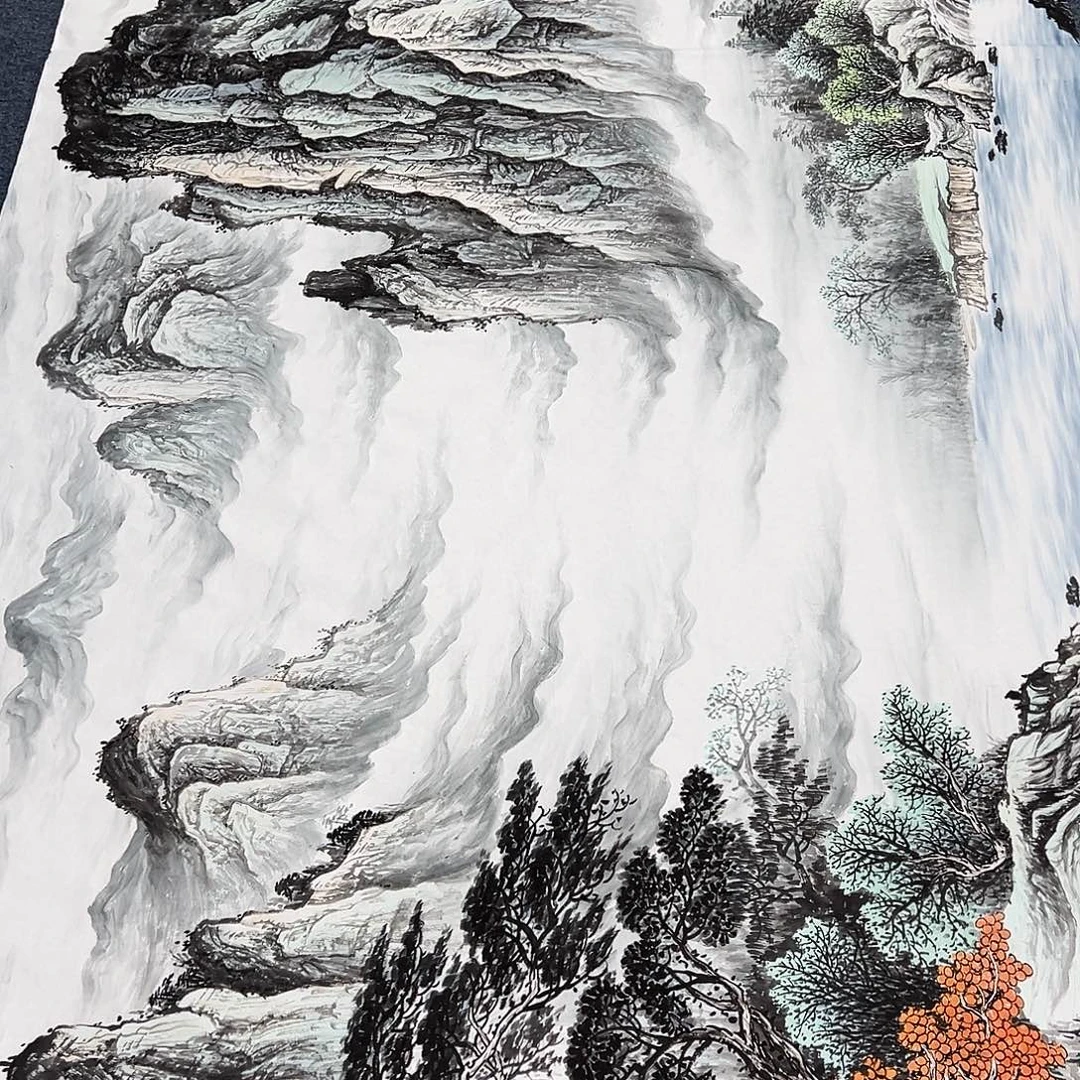 四***洲国画纯手绘作品欣赏