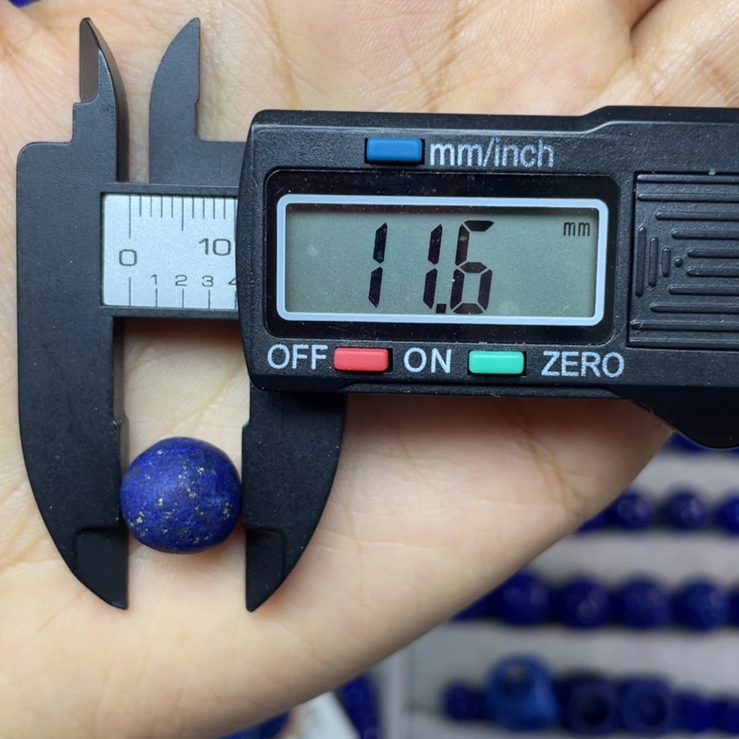 青金石未镶嵌11mm单珠