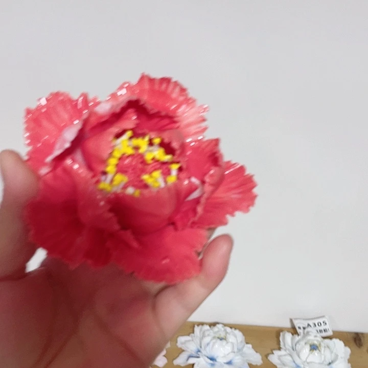 瓷片德化工厂陶瓷手工捏花
