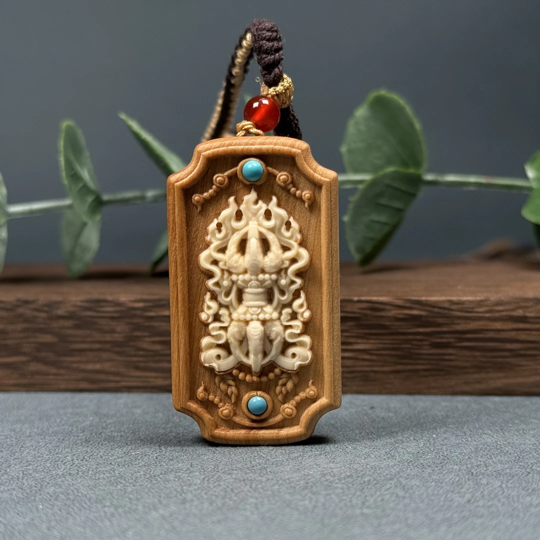 H3431天然猛犸雕刻件约26.5*48.8*11mm支持鉴定 假一罚十