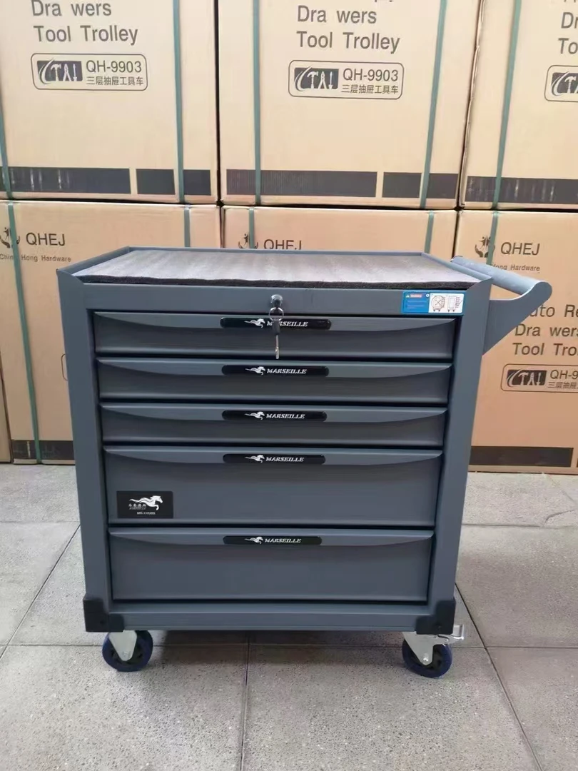 5层工具车 灰色工具箱