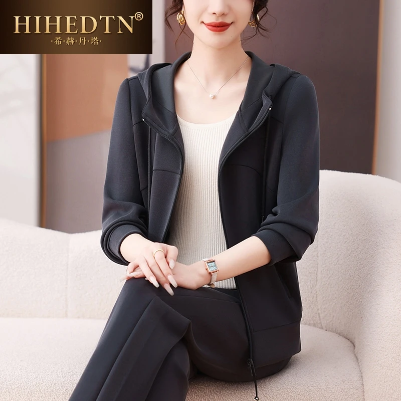 品牌运动套装女春秋妈妈显瘦洋气运动服中年女装时尚两件套大码
