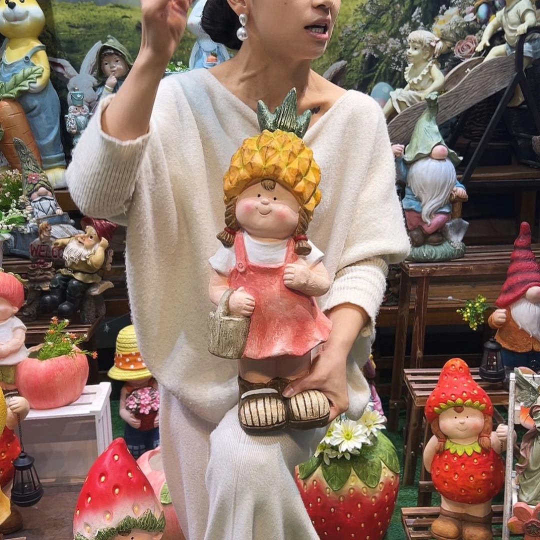 花园摆件红红火火