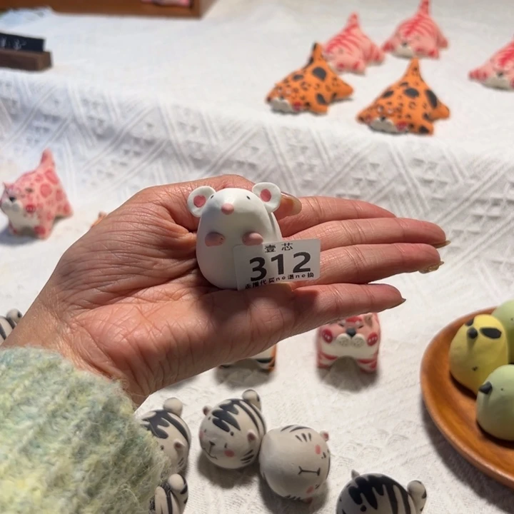 豁***哟摆件陶景德镇陶瓷摆件猪猪猪