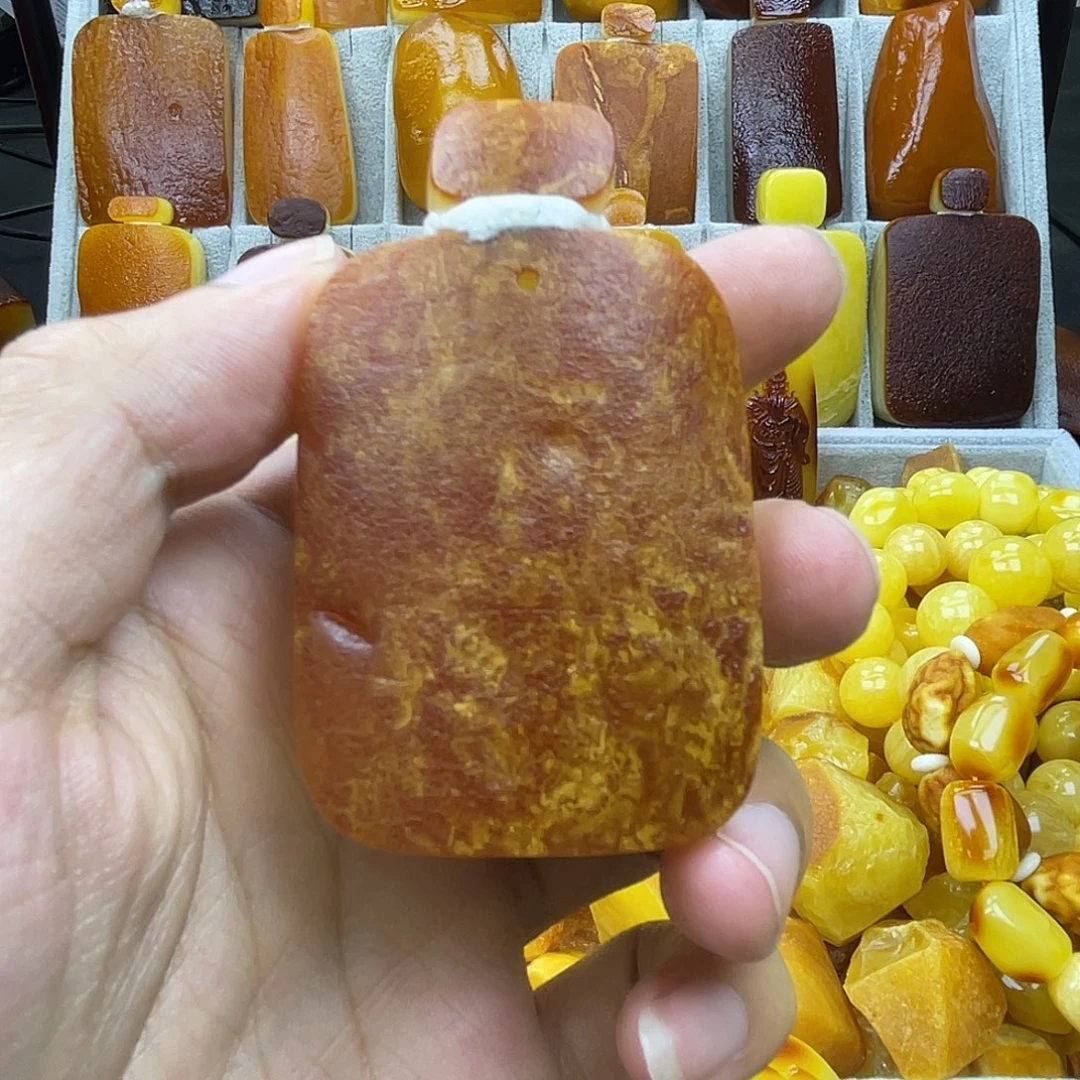 定制蜜蜡未镶嵌花蜡