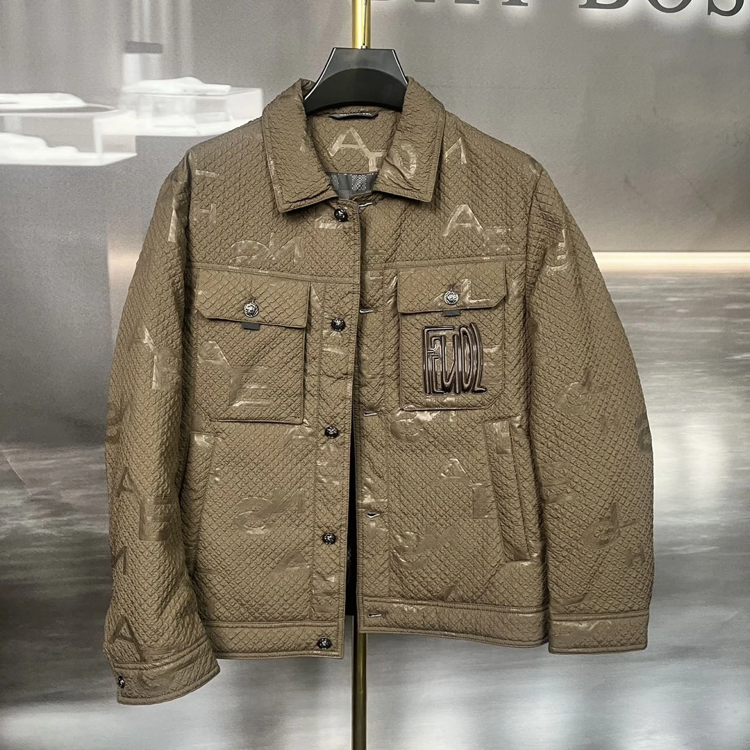 89y35轻裸感高蓬松高级感极简韩版潮流男士面包服网红保暖外套