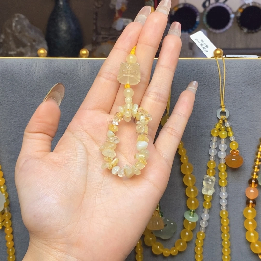 玛瑙/玉髓未镶嵌车挂挂件