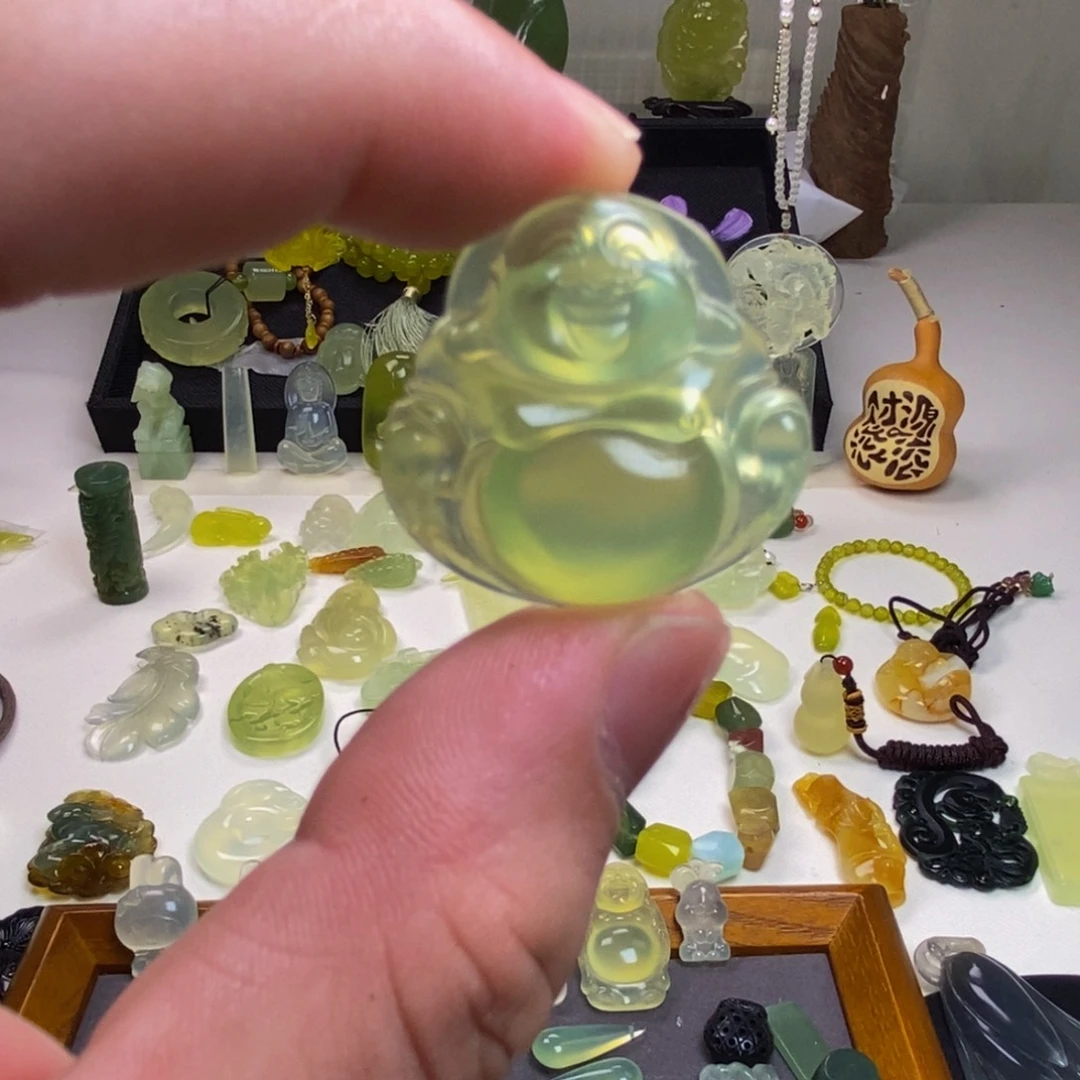 合金蛇纹石玉颈饰