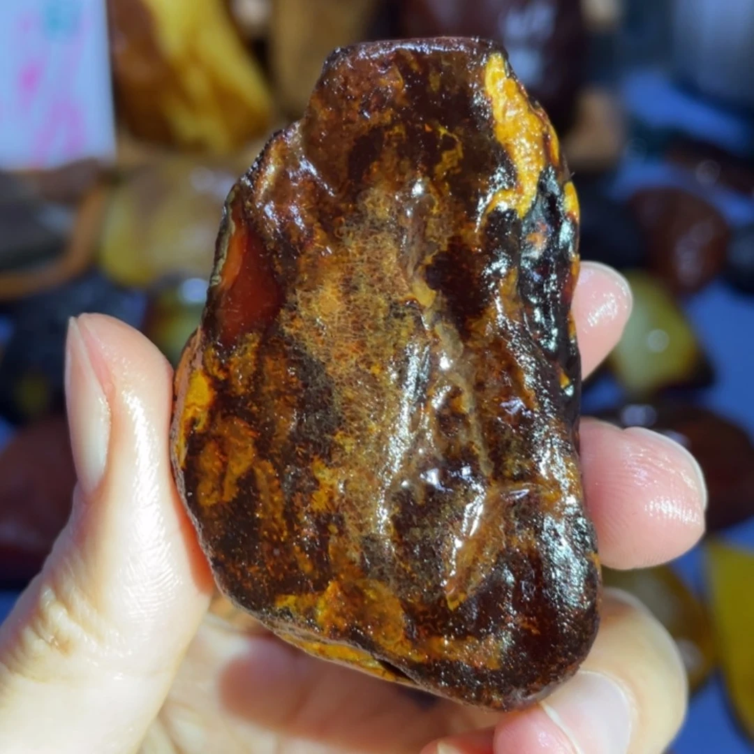 定制琥珀未镶嵌原石