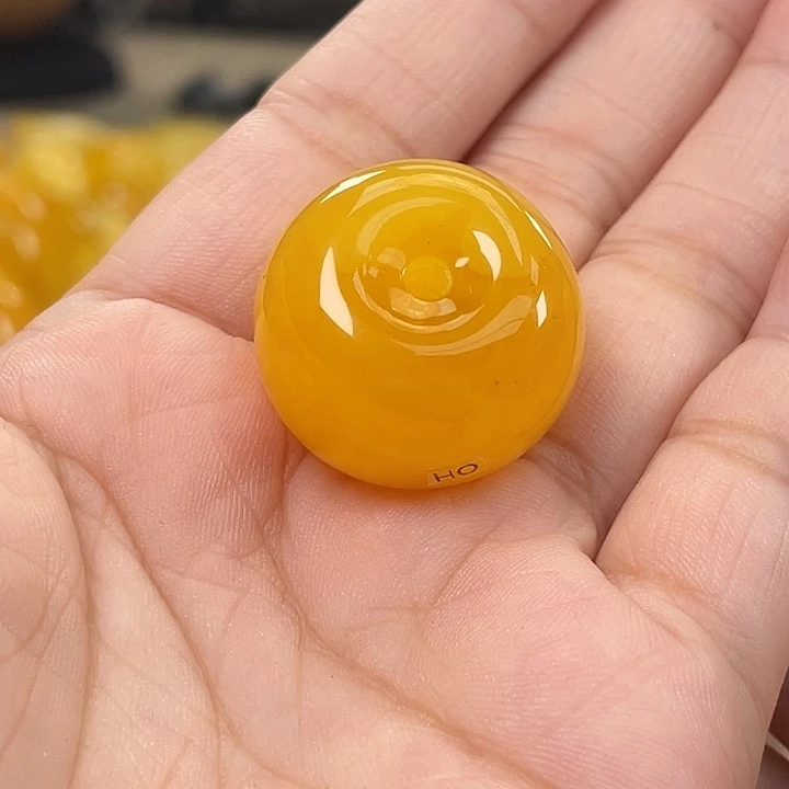 琥珀未镶嵌珠宝奇石微瑕h30