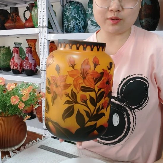 手工艺品琉璃【4】格雷花瓶
