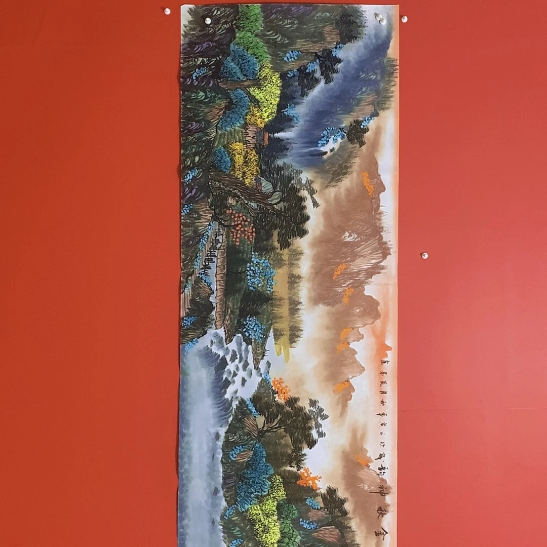 国画山水花鸟国画作品