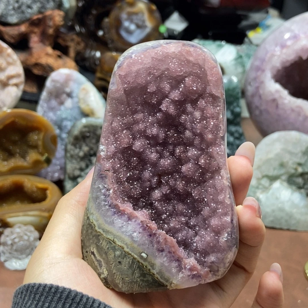 摆件未镶嵌紫晶水晶