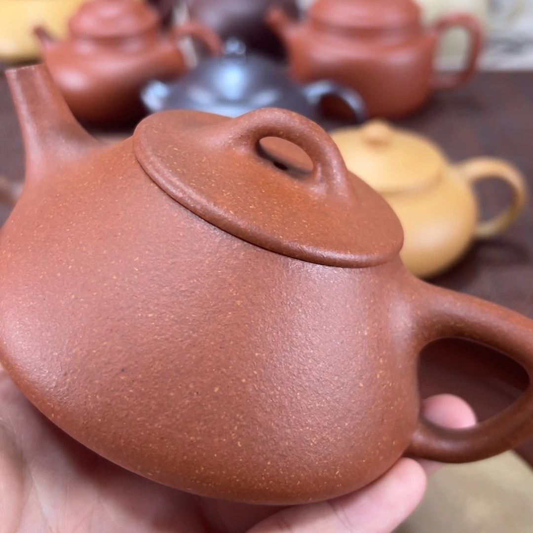 茶壶紫砂红降坡封釉
