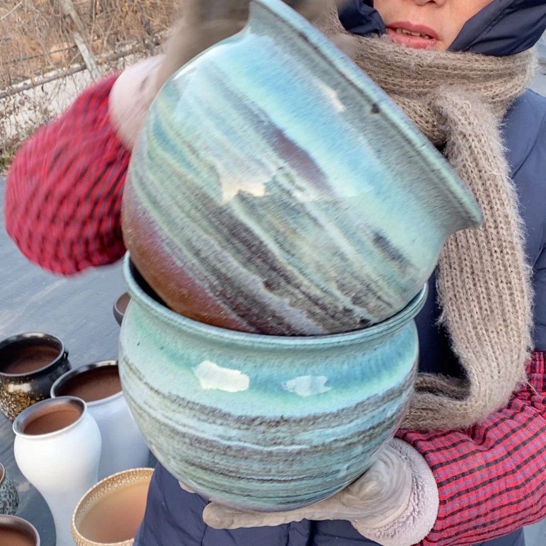 红陶口20高17～～～