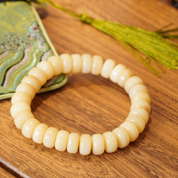 【三花】西藏精品驼骨三花算盘住单圈民族风百搭款男女文玩手串