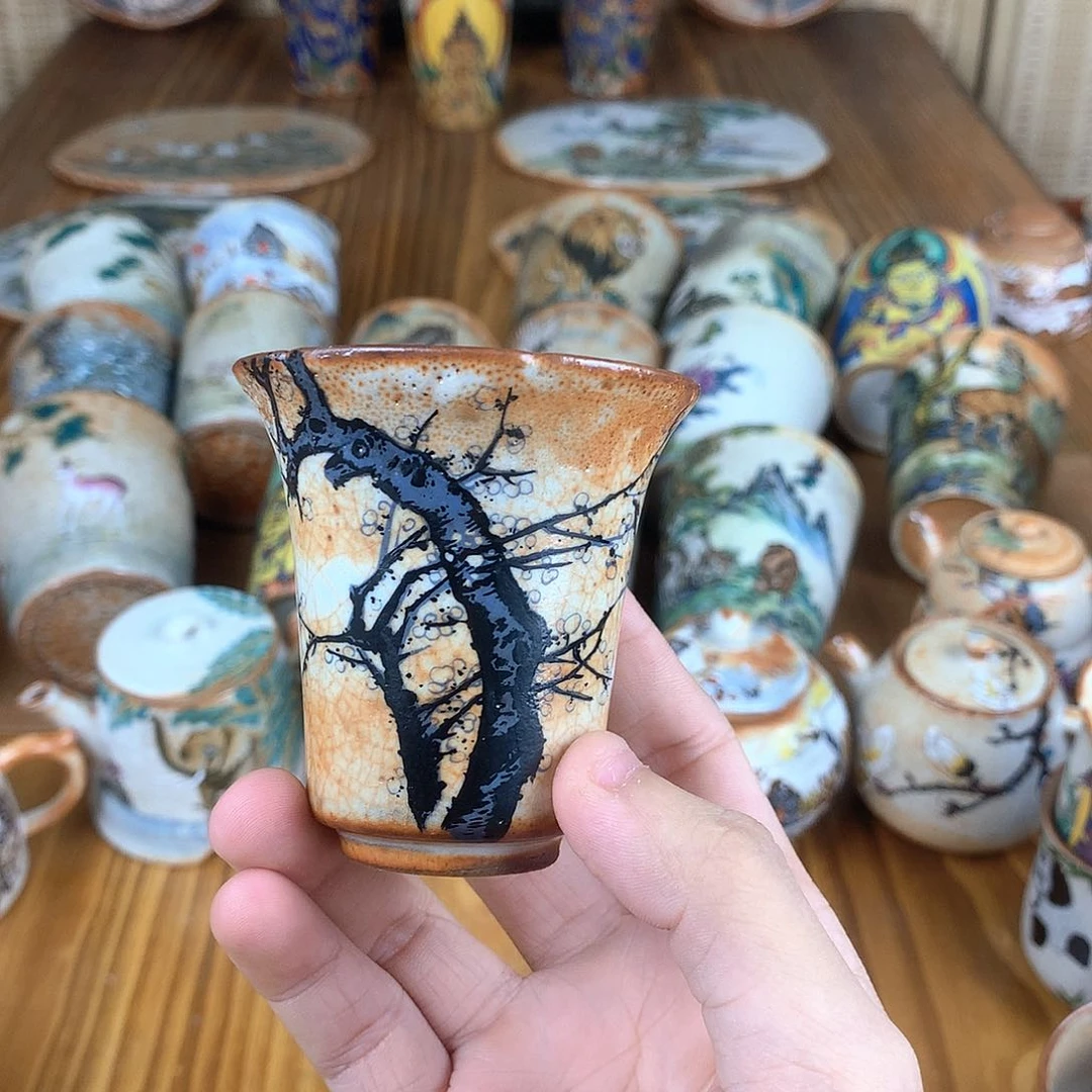 茉***芳杯景德镇陶瓷手作