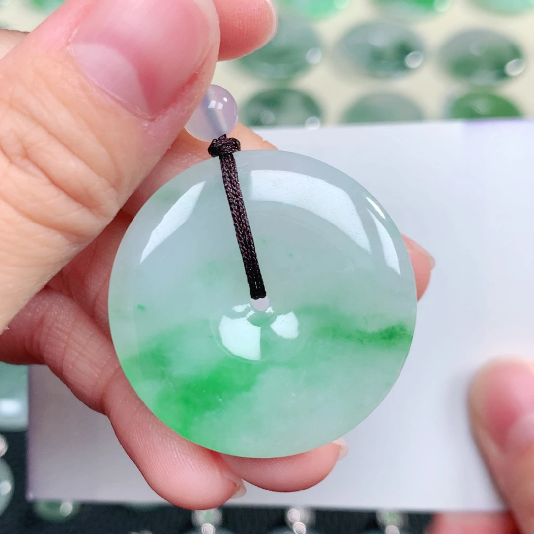 翡翠未镶嵌吊坠(不含链)34-5.6