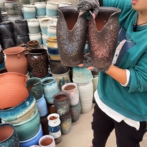 14口26高两个盆。